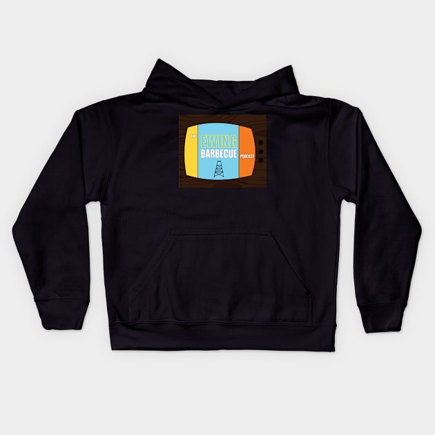 The Ewing Barbecue Podcast Logo Kids Hoodie by The Ewing Barbecue